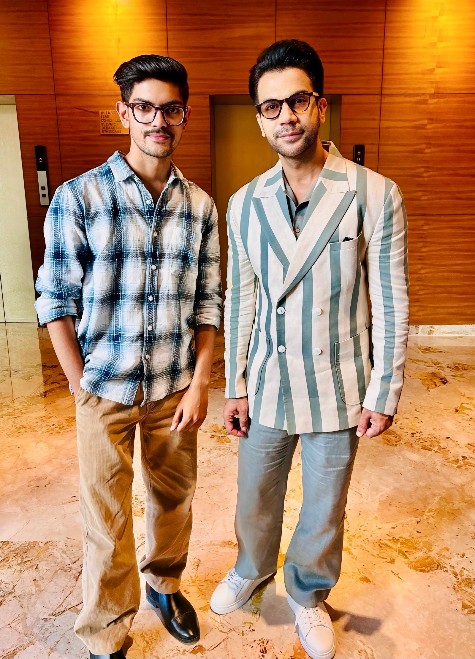 Ronit Raj with a celebrity